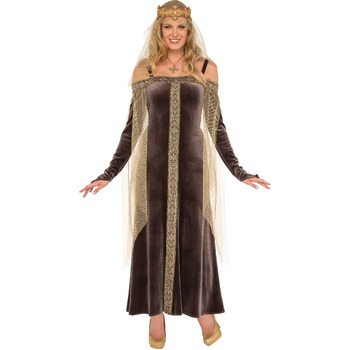 Rubies Medieval Queen Back In TIme Women's Dress Up Costume - Size Std