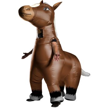 Rubies Mr Horsey Inflatable Horse Dress Up Costume - Size Std