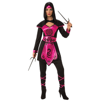 Rubies Pink Ninja Warrior Womens Dress Up Costume - Size L