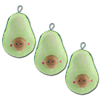 3PK Paws & Claws Healthy Thingz Mega Avocado Plush Toy 25X20X17cm