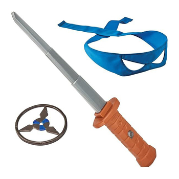 TMNT MM Movie Basic Roleplay - Leo Transforming Katana Sword Costume 4y+