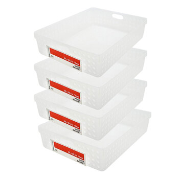 4PK Boxsweden Mode Basket 35X25.5X7.5cm