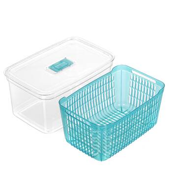 Boxsweden 7L Crystal Vegetable Storer - Assorted