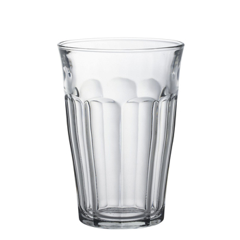 6pc Duralex Picardie 360ml Highball Tumbler Glasses Clear