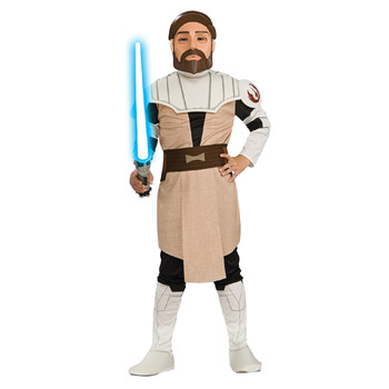 Star Wars Obi Wan Kenobi Child Boys Dress Up Costume - Size S