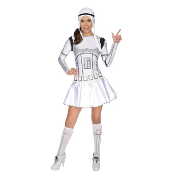 Star Wars Stormtrooper Female Womens Dress Up Costume - Size L