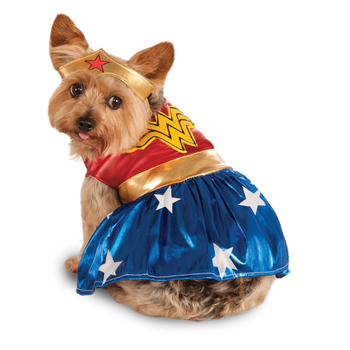 DC Comics Superhero Wonder Woman Pet Dogs Costume - Size XL