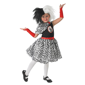 Disney Cruella De Vil Deluxe Costume Size 7-8y