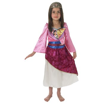 Marvel Mulan Shimmer Deluxe Girls Dress Up Costume - Size L