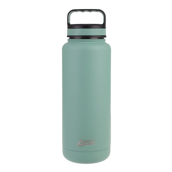 Oasis1.2L Double Wall Insulated Titan Bottle Stainless Steel - Sage Green