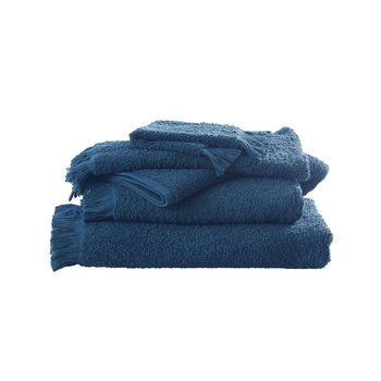 4PK MM Linen Tusca Teal Cotton Face Washer 700GSM 33x33cm