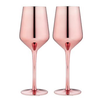 2pc Tempa Aurora Rose Wine Glass