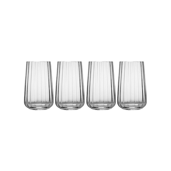 4pc Tempa Esme Clear Highball Tumbler