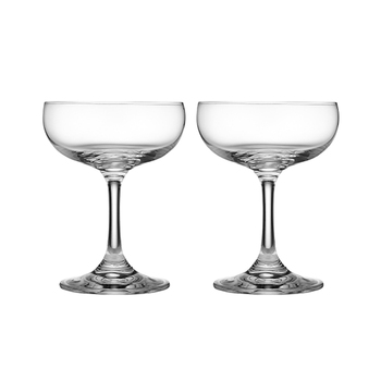 2pc Tempa Quinn Coupe Glass