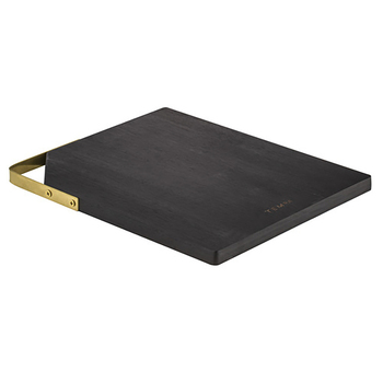 Orson Square 30x25cm Acacia Serving Board Tray - Black