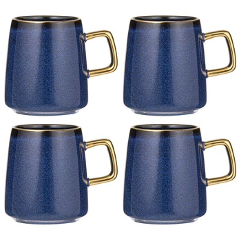 4PK Tempa Rae 538ml/13cm New Bone China Mug - Midnight Blue