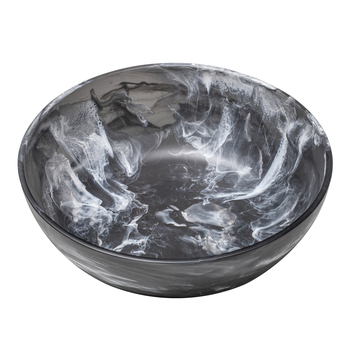 Tempa Marlow 30.5cm Polyresin Salad Bowl Round - Storm