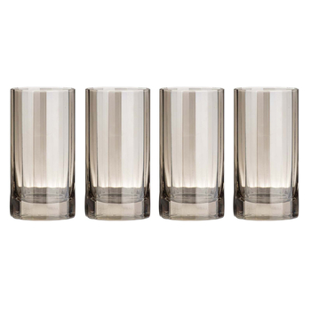 4PK Tempa Ava 464ml/15cm Crystal Highball Tumbler - Champagne