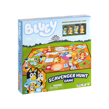 Bluey Scavenger Hunt Kids/Childrens Family Team Card Based Board Game 3y+