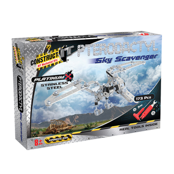 173pc Construct IT Platinum-X Sky Scavenger Toy w/ Tools Kit Kids 8+