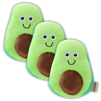 3PK Paws & Claws Veggie Plush Avocado 18X14X22cm