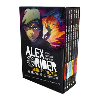 6pc Walker Alex Rider The Graphic Novel Collection Kids Story Book Set 8y+