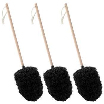 3PK White Glove Eco Beech Microfibre Duster 54cm