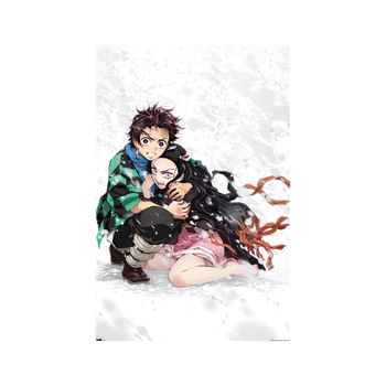 Impact Merch Demon Slayer Tanjiro & Nezuko Snow Regular Sized Poster 92cm