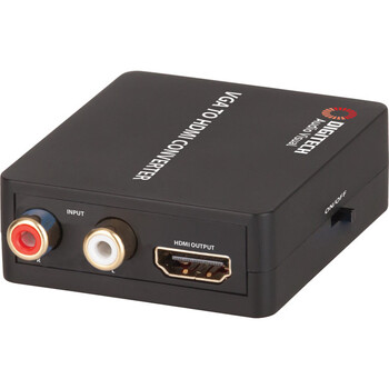 VGA TO HDMI CONVERTER UPSCALER STEREO AUDIO