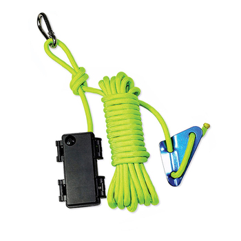 Camp Pro Polyester 3M Bright Rope w/ Battery Box & Adjuster - Green