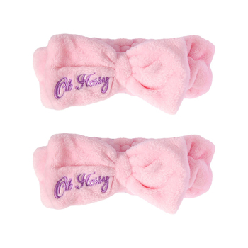 2PK Oh Flossy Fluffy Makeup/Cosmetic Headband/Hairband 3y+