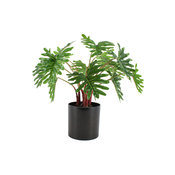 Maine & Crawford 40cm Philodendron Artificial Plant In Melamine Pot