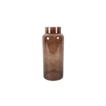 Maine & Crawford 30x12.5cm Moodi Tall Vase Home Decor - Brown