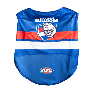 AFL Western Bulldogs Pet Dog Sports Jersey Clothing XS