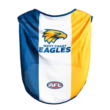 AFL West Coast Eagles Pet Dog Sports Jersey Clothing L