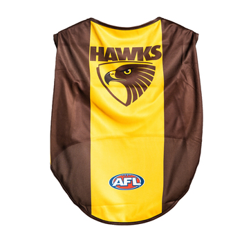 AFL Hawthorn Hawks Pet Dog Sports Jersey Clothing L