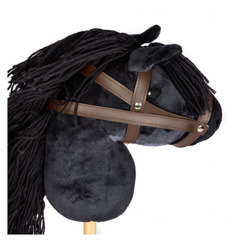 Astrup 68cm Black Hobby Horse Toy Kids/Children 3y+