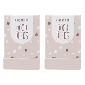 2x 31pc Splosh A Month Of Good Deeds Affirmation Cards w/ Box