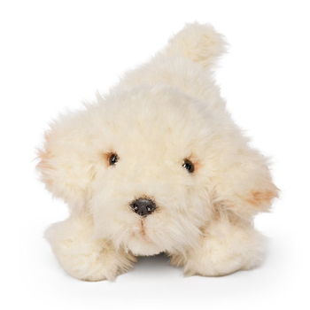 Living Nature 24.5cm Labradoodle Playful Pup Kids Soft Toy White