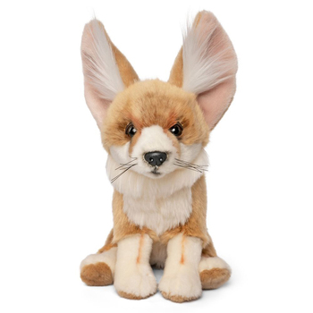 Living Nature 33cm Fennec Fox Stuffed Animal Plush Kids Toy Brown