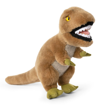 Living Nature 26cm T-Rex Stuffed Animal Plush Kids Toy Brown