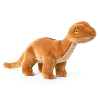 Living Nature 35cm Diplodocus Stuffed Animal Plush Kids Toy Orange