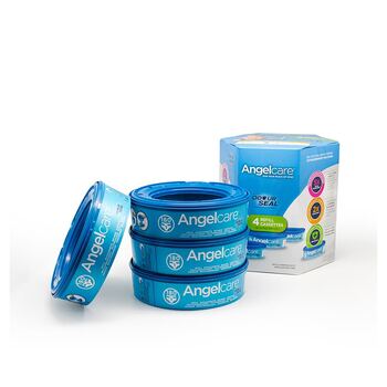 Angelcare 4PK Baby Nappy Diaper Disposal Cassette Refills