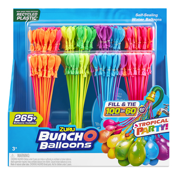 8PK Zuru Bunch O Balloons Tropical Party Self Sealing Water Balloons 3+