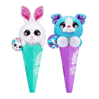 2PK Zuru Coco Surprise Classic Cone Plush Kids/Children Toy Assorted 3+