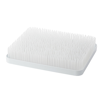 Boon LAWN Multi Purpose Countertop Bench Bristle Drying Rack - White