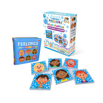 Buddy & Barney Colour Changing Bath Book & Stickers - Feelings 1+