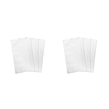 2PK 3pc Bambury Ultra soft Facial Cleansing Cloth 3pk White Knitted