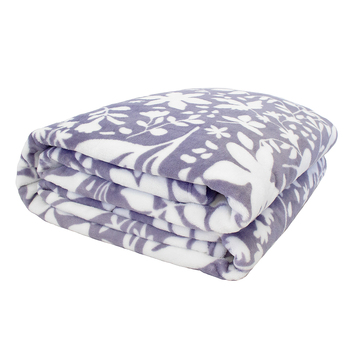 Bambury Liv Ultraplush 280GSM Bedding Blanket Blue Single