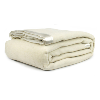 Jason Commercial Single/Double Bed Australian Wool Blanket 200x258cm Ivory